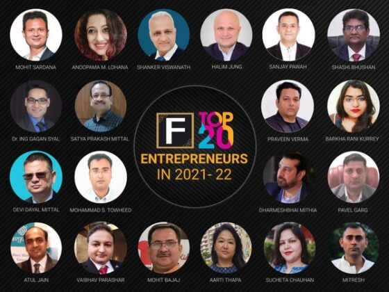 Top 20 Successful Entrepreneurs Of The Year 2021-22 Announced By Fame Finders